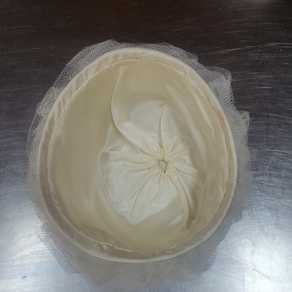 Vintage Tulle Pillbox Hat‎ - Picture 4 of 4